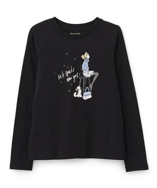【セール】ガールズリトルブレイク長袖Tシャツ（Tシャツ/カットソー）｜kate spade new york kids（ケイトスペードニューヨーク）