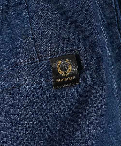 SOMEDIFF（サムディフ）の「【SOMEDIFF】イージーデニムパンツ メンズ ストレッチ テーパードパンツ ジーパン 春服（デニムパンツ・メンズ・ブラック/インディゴブルー・M/L/XL）」の14枚目の写真