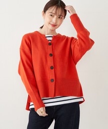 SHIPS Colors:〈手洗い可能〉フラッフィー キーネック カーディガン◇
