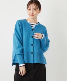 SHIPS Colors | SHIPS Colors:〈手洗い可能〉フラッフィー キーネック カーディガン(カーディガン/ボレロ)