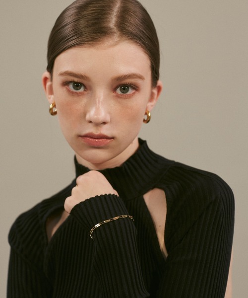 ciite' surgical stainless（シーテサージカルステンレス）の「【 金属アレルギー対応 】 シンプルチェーンブレスレット サージカルステンレス（ブレスレット・レディース・ゴールド/シルバー・FREE）」の6枚目の写真