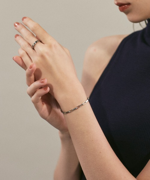 ciite' surgical stainless（シーテサージカルステンレス）の「【 金属アレルギー対応 】 シンプルチェーンブレスレット サージカルステンレス（ブレスレット・レディース・ゴールド/シルバー・FREE）」の11枚目の写真