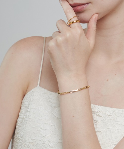 ciite' surgical stainless（シーテサージカルステンレス）の「【 金属アレルギー対応 】 シンプルチェーンブレスレット サージカルステンレス（ブレスレット・レディース・ゴールド/シルバー・FREE）」の16枚目の写真