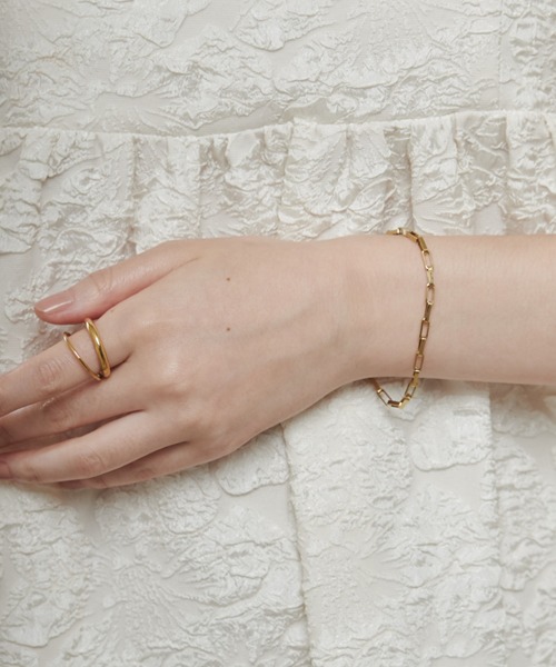 ciite' surgical stainless（シーテサージカルステンレス）の「【 金属アレルギー対応 】 シンプルチェーンブレスレット サージカルステンレス（ブレスレット・レディース・ゴールド/シルバー・FREE）」の17枚目の写真