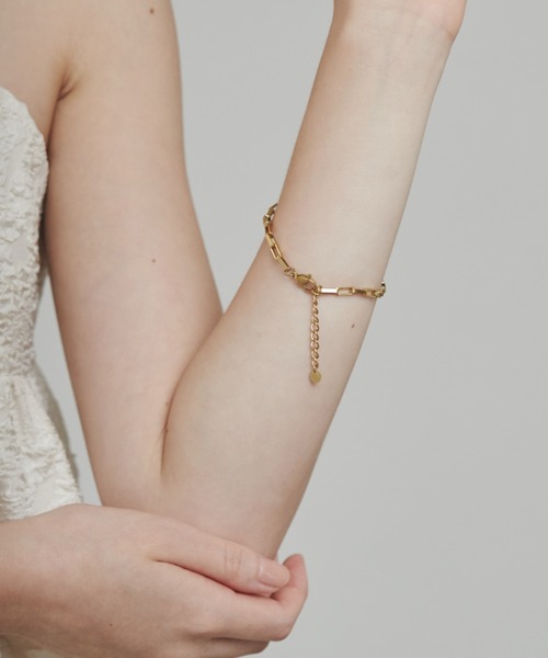 ciite' surgical stainless（シーテサージカルステンレス）の「【 金属アレルギー対応 】 シンプルチェーンブレスレット サージカルステンレス（ブレスレット・レディース・ゴールド/シルバー・FREE）」の18枚目の写真