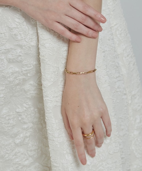 ciite' surgical stainless（シーテサージカルステンレス）の「【 金属アレルギー対応 】 シンプルチェーンブレスレット サージカルステンレス（ブレスレット・レディース・ゴールド/シルバー・FREE）」の12枚目の写真