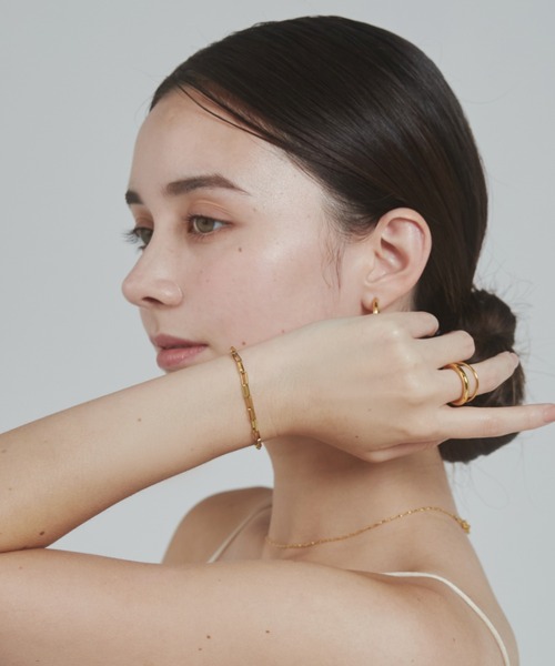 ciite' surgical stainless（シーテサージカルステンレス）の「【 金属アレルギー対応 】 シンプルチェーンブレスレット サージカルステンレス（ブレスレット・レディース・ゴールド/シルバー・FREE）」の22枚目の写真