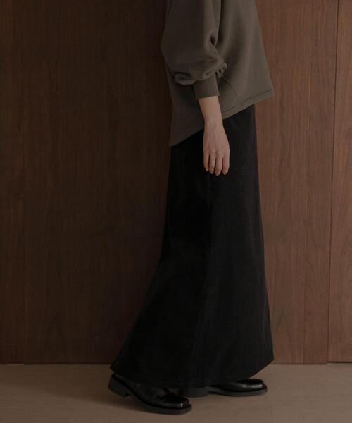 URBAN RESEARCH Sonny Label（アーバンリサーチサニーレーベル）の「コーデュロイナロースカート（スカート・レディース・チャコールグレー/アイボリー・36/38）」の17枚目の写真