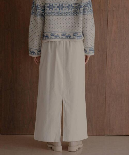 URBAN RESEARCH Sonny Label（アーバンリサーチサニーレーベル）の「コーデュロイナロースカート（スカート・レディース・チャコールグレー/アイボリー・36/38）」の7枚目の写真