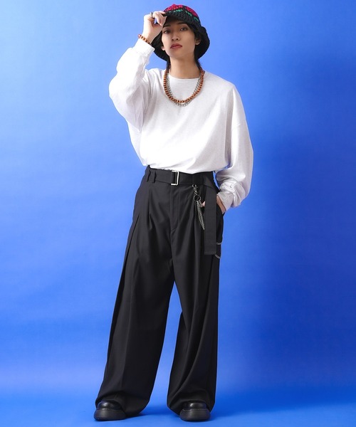 ankoROCK(アンコロック)の「an meets zakka フラワー柄ニットハット / メンズ レディース ユニセックス 花柄 帽子 バケットハット バケハ(ハット・メンズ・アイボリー/グレー/ブラック・ONESIZE)」の9枚目の写真