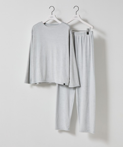 COLONY 2139(コロニートゥーワンスリーナイン)の「ベロア風パジャマ(ルームウェア/パジャマ・レディース・ブラック/モカ/グレー・FREE)」の10枚目の写真