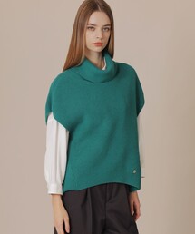 【Precious掲載】ウールカシミヤニットベスト