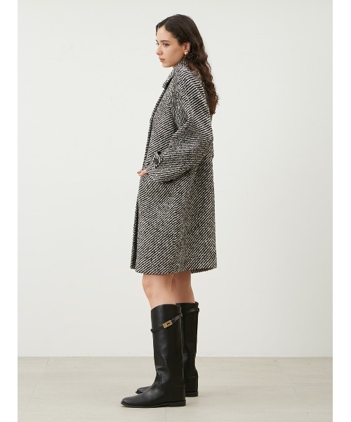 Mila Owen(ミラオーウェン)の「ミックスカラーミディステンカラーコート(ステンカラーコート・レディース・レッド/ベージュ/ブラック・0/1)」の15枚目の写真