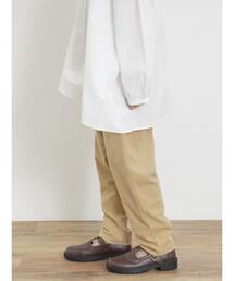 Samansa Mos2 | 【M/Lサイズ】起毛ストレッチテーパードパンツ(その他パンツ)