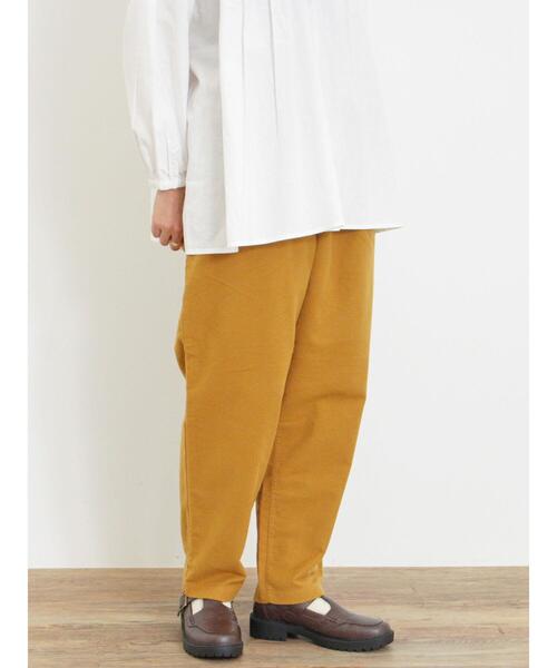 Samansa Mos2（サマンサ モスモス）の「【M/Lサイズ】起毛ストレッチテーパードパンツ（その他パンツ・レディース・グリーン/ダークブラウン/マスタード/ベージュ・M/L）」の12枚目の写真