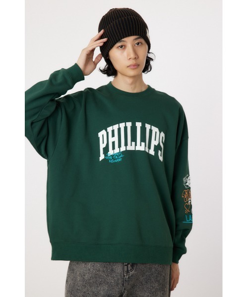 RODEO CROWNS WIDE BOWL(ロデオクラウンズワイドボウル)の「PHILLIPS スウェット(スウェット・メンズ・ネイビー/ダークグリーン/杢グレー・MEDIUM/LARGE)」の3枚目の写真