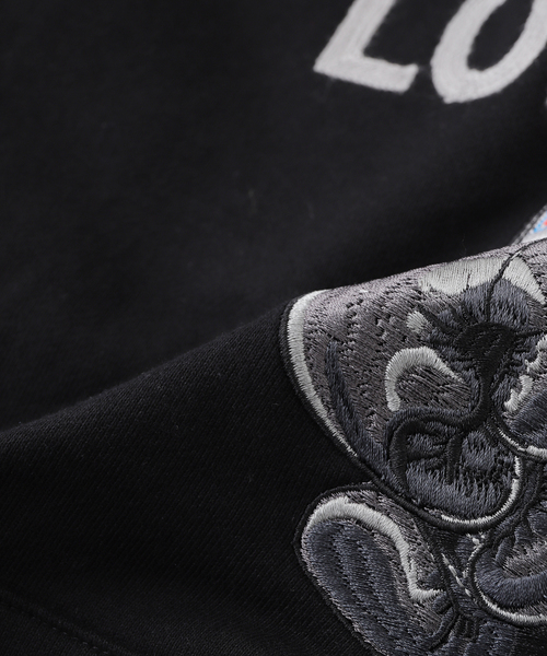 LONSDALE（ロンズデール）の「LONSDALE / ロンズデール 417別注 SWEAT HOODIE（パーカー・メンズ・ブラック/ホワイト・MEDIUM/LARGE）」の8枚目の写真