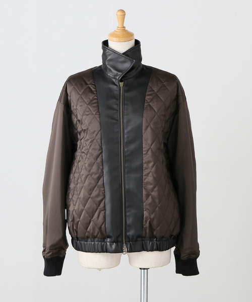 FRAMeWORK（フレームワーク）の「フェイクレザーフライトジャケット（ライダースジャケット・レディース・ブラック・FREE）」の22枚目の写真