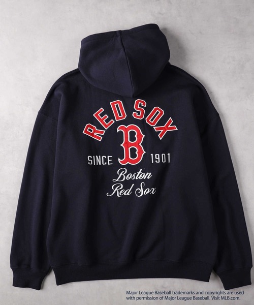 MLB(メジャーリーグベースボール)の「MLB(エムエルビー)チームワッペンパーカー(パーカー・メンズ・グレー/キナリ/ネイビー・M/L/XL)」の3枚目の写真
