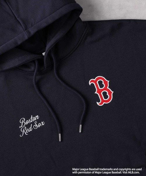 MLB(メジャーリーグベースボール)の「MLB(エムエルビー)チームワッペンパーカー(パーカー・メンズ・グレー/キナリ/ネイビー・M/L/XL)」の5枚目の写真