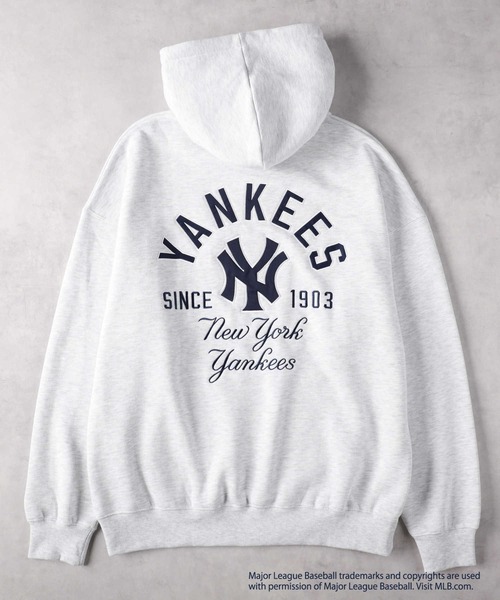 MLB(メジャーリーグベースボール)の「MLB(エムエルビー)チームワッペンパーカー(パーカー・メンズ・グレー/キナリ/ネイビー・M/L/XL)」の7枚目の写真
