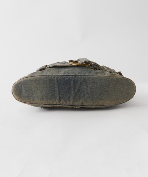 Chick（チック）の「Vintage Like Denim Shoulder Bag / デニムショルダーバッグ（ショルダーバッグ・レディース・ネイビー・FREE）」の8枚目の写真