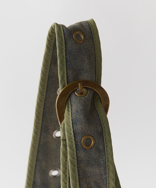 Chick（チック）の「Vintage Like Denim Shoulder Bag / デニムショルダーバッグ（ショルダーバッグ・レディース・ネイビー・FREE）」の12枚目の写真