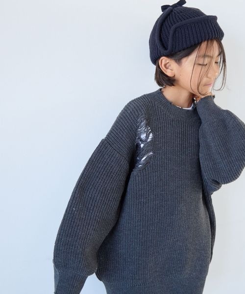 Duckbill ROUGH プリント セーター S ue_242019_black.jpg