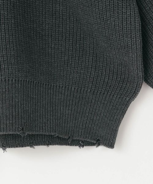 LOWRYS FARM（ローリーズファーム）の「クラッシュチュニックニット　 208835（ニット/セーター・キッズ・グレー/レッド/ブラック・110cm/120cm/130cm/140cm/150cm）」の13枚目の写真