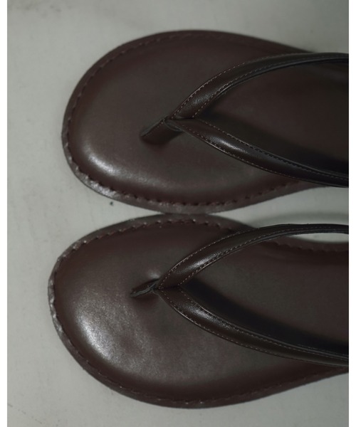 Ecoleather Tong Sandals（サンダル）｜anuke（アンヌーク）の