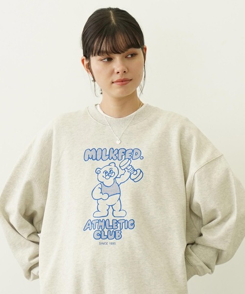 MILKFED. ATHLETIC CLUB SWEAT TOP（スウェット）｜MILKFED.（ミルク