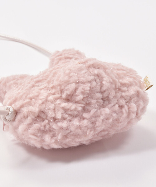 SLAP SLIP（スラップスリップ）の「ウサギネコアニマルフェイスモチーフショルダーポシェット（ショルダーバッグ・キッズ・オフホワイト/ピンク・FREE）」の8枚目の写真