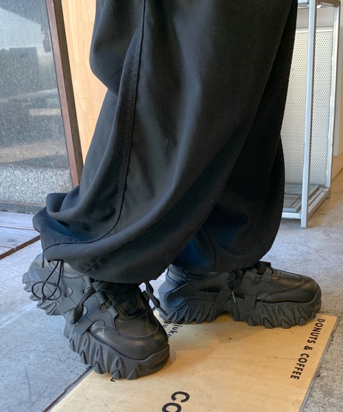 Teem Store(チームストア)の「太紐厚底チャンキースニーカー(スニーカー・レディース・ピンク/ホワイト/ブラック・40/36/38)」の20枚目の写真