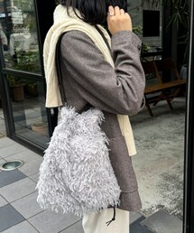 fredy emue | フェザーワンハンドルドロストバッグ(ハンドバッグ)