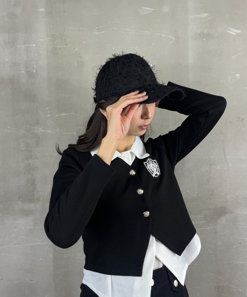 Loco Ocean（ロコオーシャン）の「シャギーキャップ ファーキャップ 野球帽（キャップ・レディース・ベージュ/ブラック・ONE SIZE）」の10枚目の写真