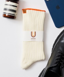 UNIVERSAL OVERALL（ユニバーサルオーバーオール）の「【UNIVERSAL OVERALL】バイカラーソックス LU-418（ソックス/靴下・メンズ）」