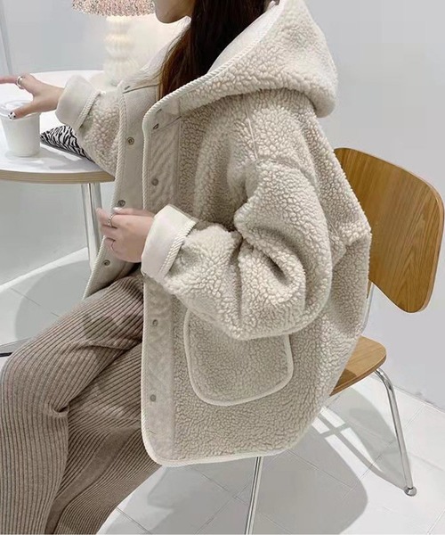 ボアフーディーコート（その他アウター）｜AMAJI（アマジ）の 