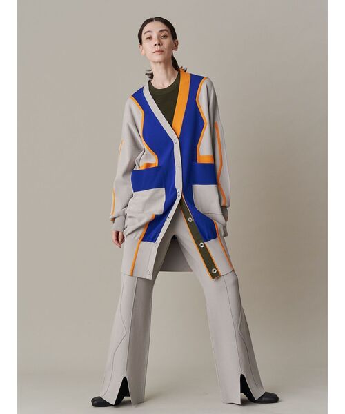 新品タグ付きUN3D．定価36300円ウェーブニットパンツ WAVE LINE KNIT PT / ウェーブラインニットパンツ（その他パンツ