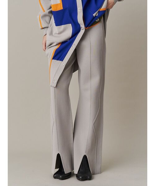 UN3D.（アンスリード）の「WAVE LINE KNIT PT / ウェーブラインニットパンツ（その他パンツ・レディース・ブラック/カーキ/ベージュ・38/36）」の11枚目の写真