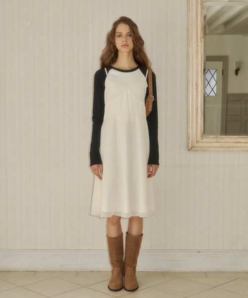 GIUNON（ジウノン）の「long sleeve raglan t / ロングスリーブラグランTシャツ（Tシャツ/カットソー・レディース・グレー/ネイビー・FREE）」の20枚目の写真