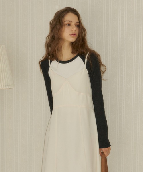 GIUNON（ジウノン）の「long sleeve raglan t / ロングスリーブラグランTシャツ（Tシャツ/カットソー・レディース・グレー/ネイビー・FREE）」の21枚目の写真