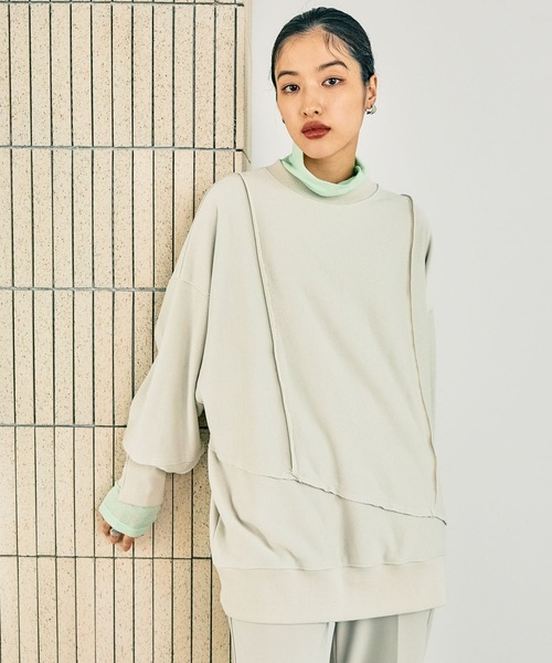 その他 T-T LEPSIM（レプシィム）の「アシメ切り替えプルオーバー 150585