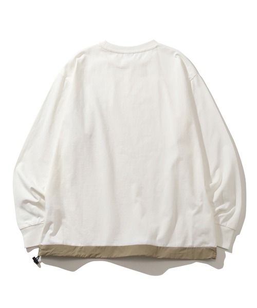 GERRY（ジェリー）の「【GERRY/ジェリー】ナイロンポケットロングスリーブTシャツ（Tシャツ/カットソー・メンズ・ブラック/ホワイト/ネイビー/アッシュグレー・M/LL/L）」の6枚目の写真