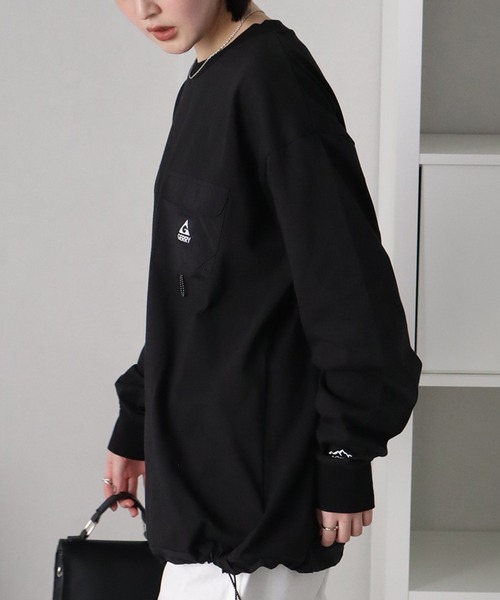 GERRY（ジェリー）の「【GERRY/ジェリー】ナイロンポケットロングスリーブTシャツ（Tシャツ/カットソー・メンズ・ブラック/ホワイト/ネイビー/アッシュグレー・M/LL/L）」の17枚目の写真
