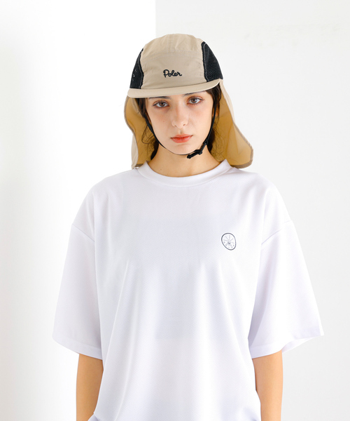 POLeR（ポーラー）の「【POLeR/ポーラー】SUNGUARD SURFCAP/サンガード付キャップ（キャップ・メンズ・ライトベージュ/ブラック・フリー）」の11枚目の写真