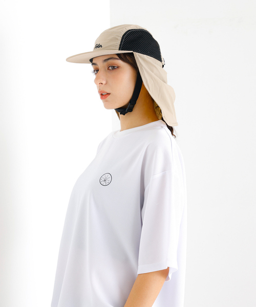 POLeR（ポーラー）の「【POLeR/ポーラー】SUNGUARD SURFCAP/サンガード付キャップ（キャップ・メンズ・ライトベージュ/ブラック・フリー）」の12枚目の写真