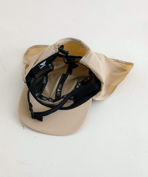 POLeR（ポーラー）の「【POLeR/ポーラー】SUNGUARD SURFCAP/サンガード付キャップ（キャップ・メンズ・ライトベージュ/ブラック・フリー）」の14枚目の写真