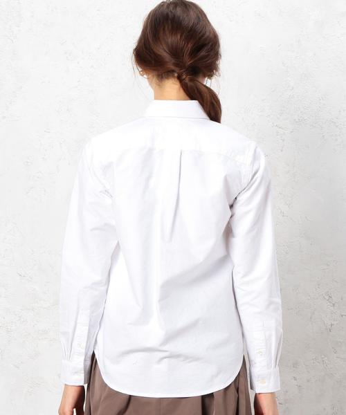 green label relaxing（グリーンレーベルリラクシング）の「La Porte C OX シャツ◆（シャツ/ブラウス・レディース・ホワイト/ライトブルー・MEDIUM/SMALL）」の11枚目の写真