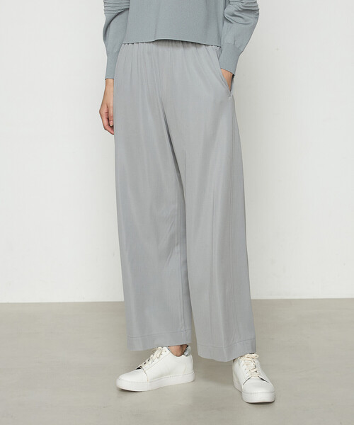 Gabardine K.T(ギャバジンケーティー)の「ハイテンションポンチ ワイドパンツ(その他パンツ・レディース・ネイビー/グレー/ライトグレー・7号/9号)」の2枚目の写真