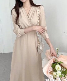 ウエストマークカシュクール ロングドレス ワンピース 結婚式 二次会